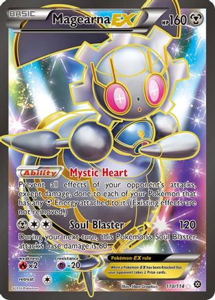 Magearna EX (Full Art) (110) Holofoil - Steam Siege