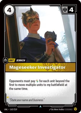 Mageseeker Investigator (163) Foil - Unleashed