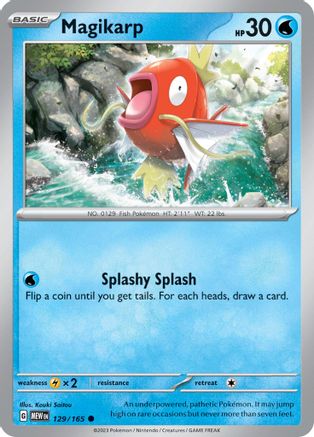 Magikarp (129) Reverse Holofoil - 151