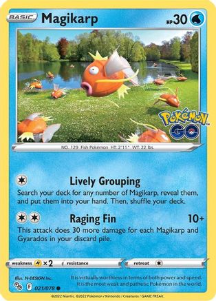 Magikarp (21) Reverse Holofoil - Pokemon GO