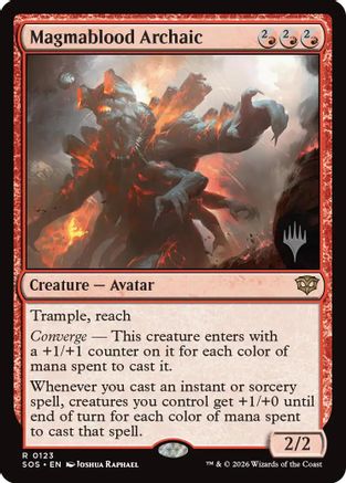 Magmablood Archaic (Promo Pack) (123) - Secrets of Strixhaven