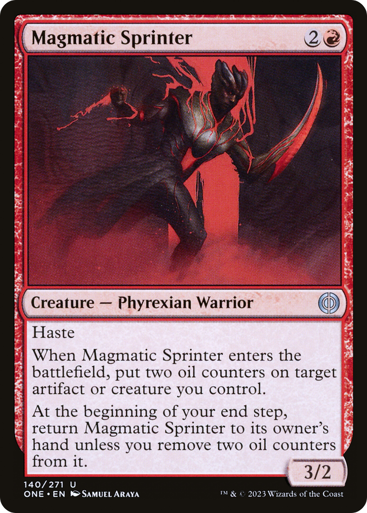 Magmatic Sprinter (140) - Phyrexia: All Will Be One Foil