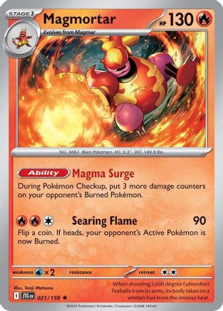 Magmortar (21) Holofoil - Journey Together