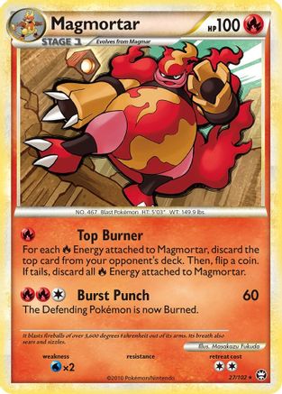 Magmortar (27) Reverse Holofoil - Triumphant