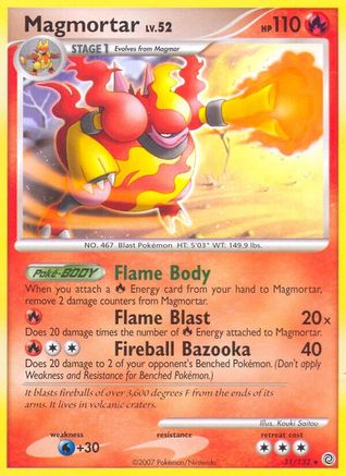 Magmortar (31) Reverse Holofoil - Secret Wonders