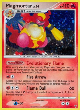 Magmortar (6) Reverse Holofoil - Supreme Victors