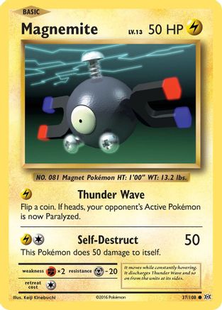 Magnemite (37) Reverse Holofoil - Evolutions