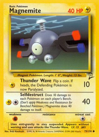 Magnemite (79) - Base Set 2