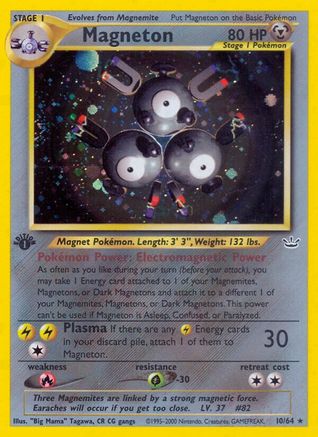 Magneton (10) (1st Edition) Holofoil - Neo Revelation