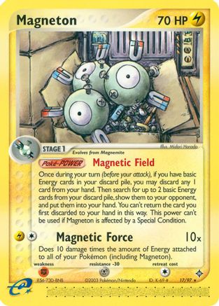 Magneton (17) Reverse Holofoil - Dragon