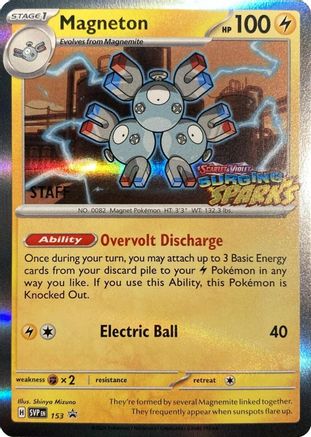 Magneton (Prerelease) [Staff] (153) Holofoil - Black Star Promos