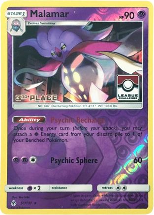 Malamar (League Challenge) [3rd Place] (51) Reverse Holofoil - Forbidden Light
