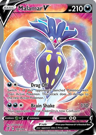 Malamar V (Full Art) (186) Holofoil - Rebel Clash