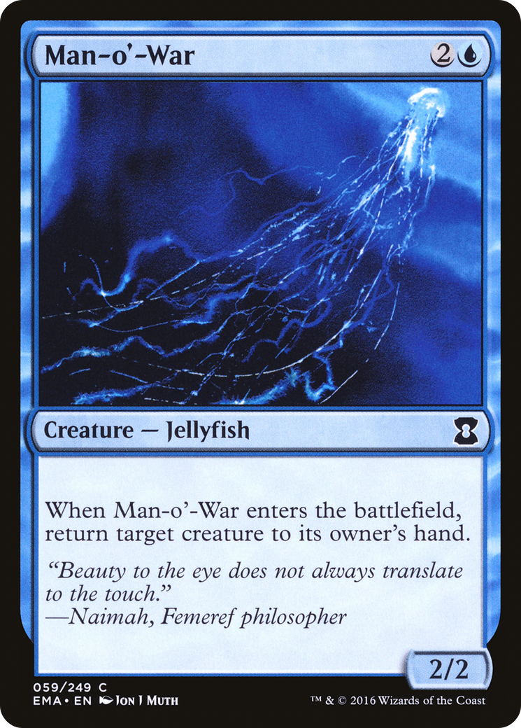 Man-o'-War (059) Foil - Eternal Masters