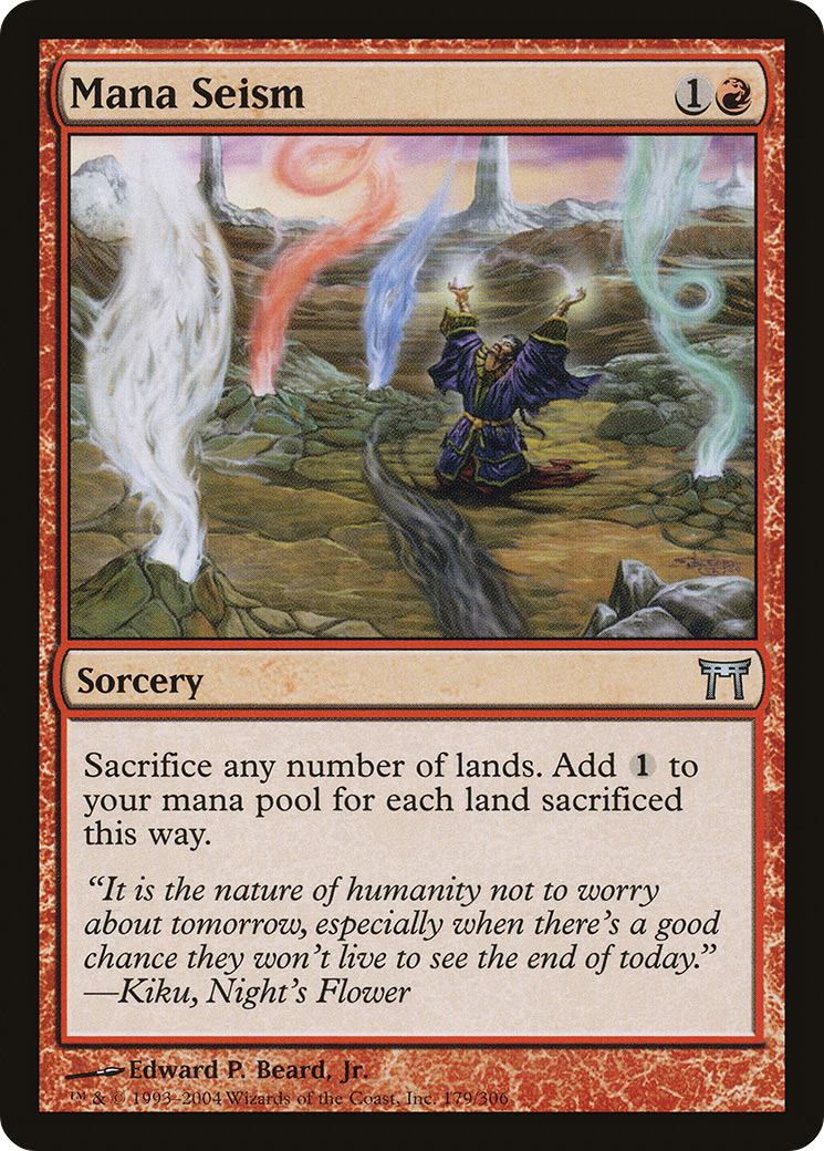 Mana Seism (179) Foil - Champions of Kamigawa