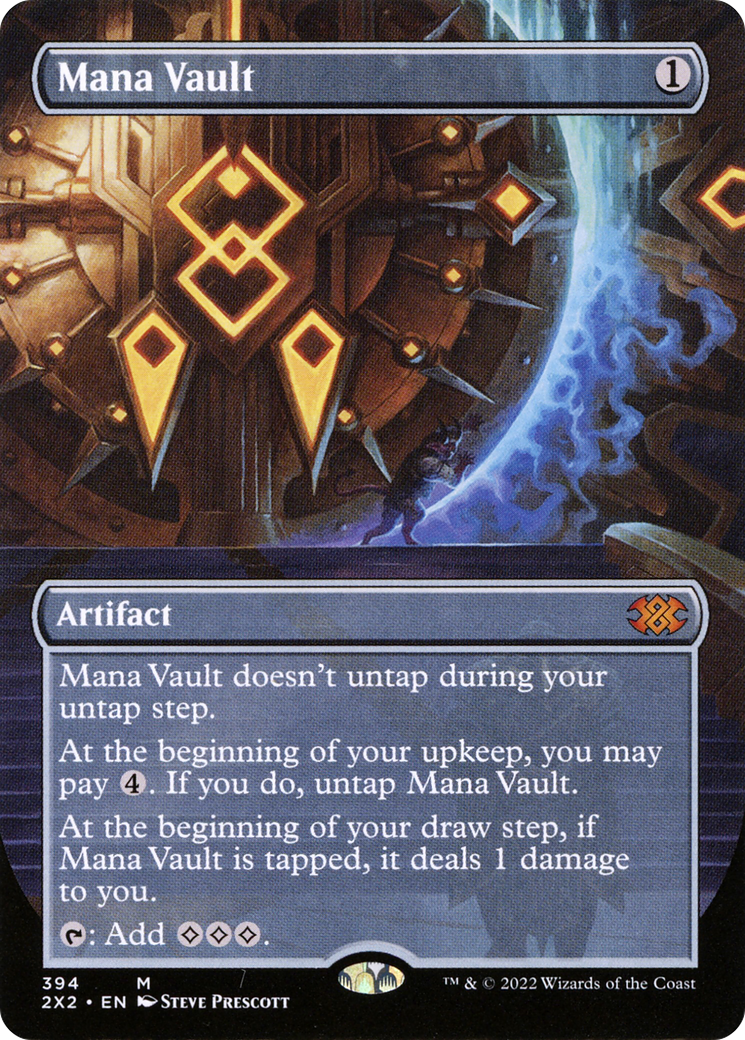Mana Vault (Borderless) (394) - Double Masters 2022