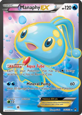Manaphy EX (Full Art) (116) Holofoil - BREAKpoint