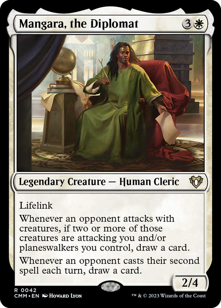 Mangara, the Diplomat (042) Foil - Commander Masters