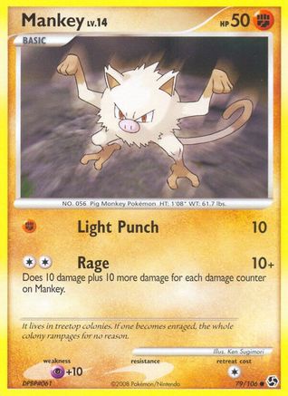 Mankey (79) Reverse Holofoil - Great Encounters