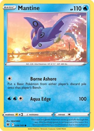 Mantine (34) Reverse Holofoil - Astral Radiance