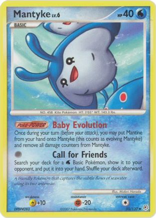 Mantyke (55) Reverse Holofoil - Diamond & Pearl