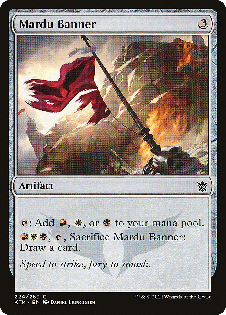 Mardu Banner (224) Foil - Khans of Tarkir