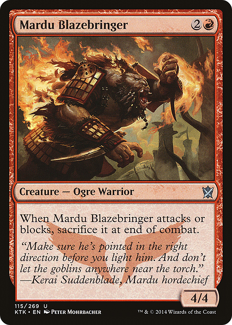 Mardu Blazebringer (115) Foil - Khans of Tarkir