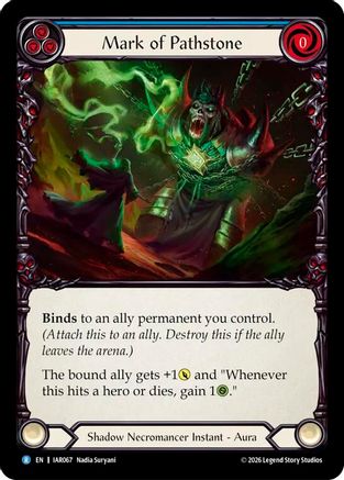 Mark of Pathstone (IAR067) Rainbow Foil - Usurp the Shadow Throne