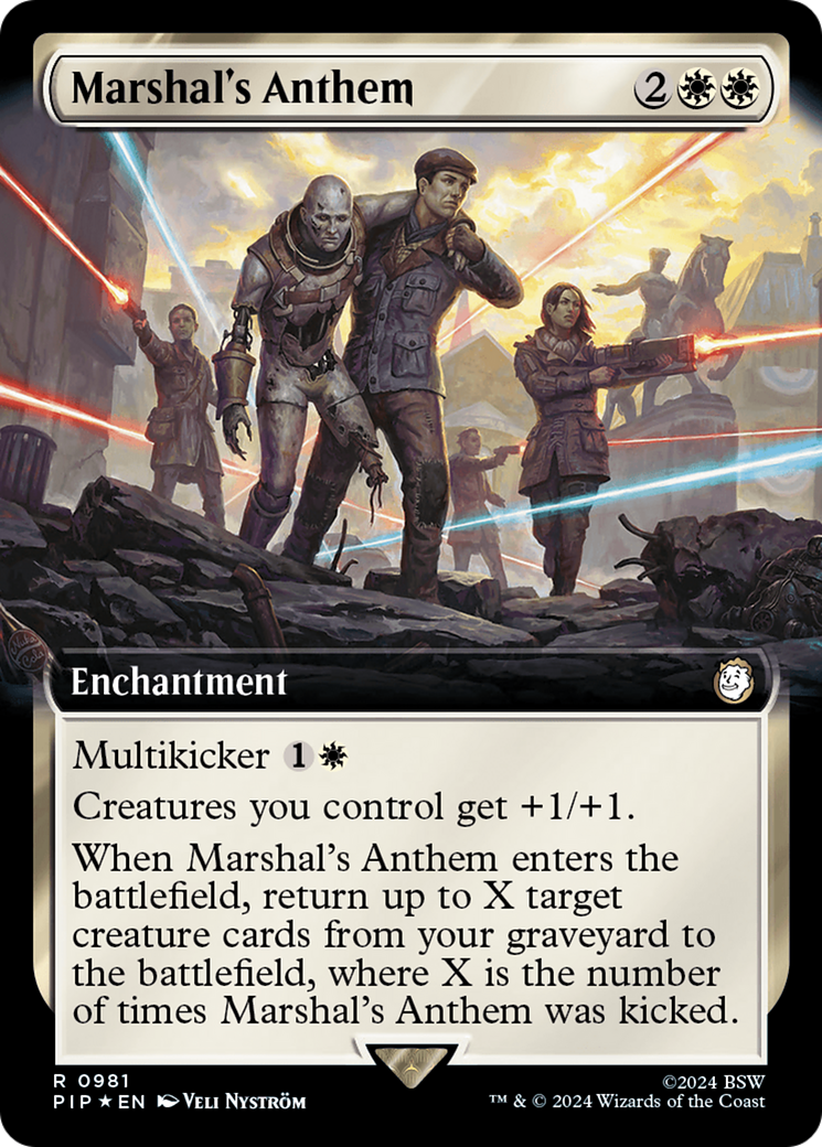 Marshal's Anthem (Extended Art) (981) Surge Foil - Fallout