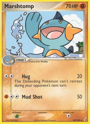 Marshtomp (38) Reverse Holofoil - Crystal Guardians