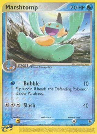 Marshtomp (40) Reverse Holofoil - Ruby and Sapphire