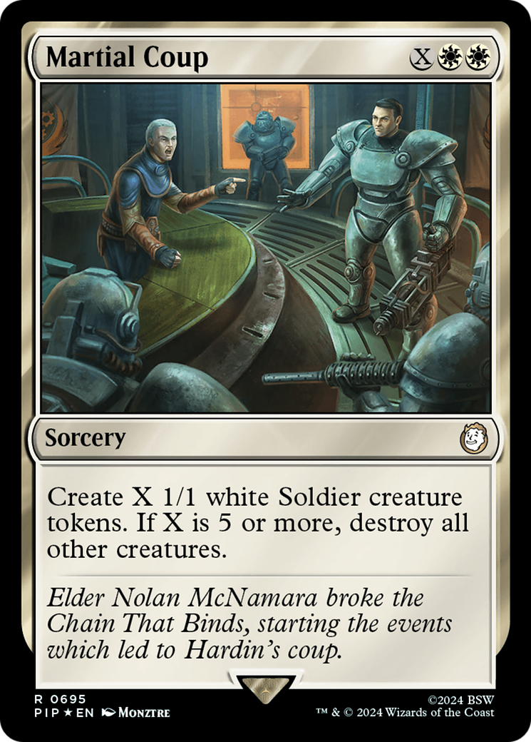 Martial Coup (695) Surge Foil - Fallout