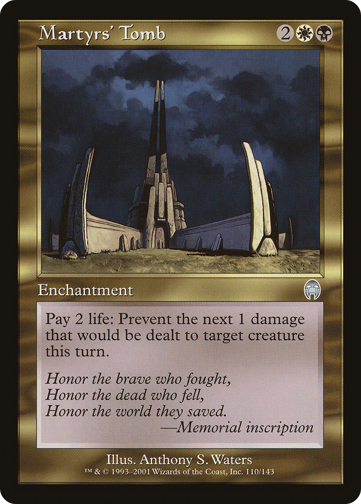 Martyrs' Tomb (110) Foil - Apocalypse