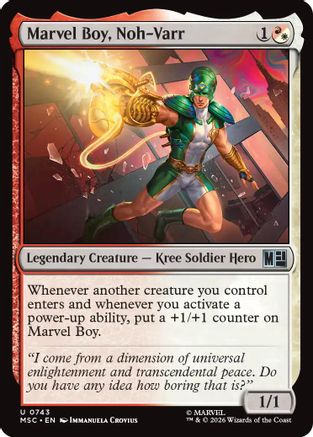 Marvel Boy, Noh-Varr (743) - Marvel Super Heroes