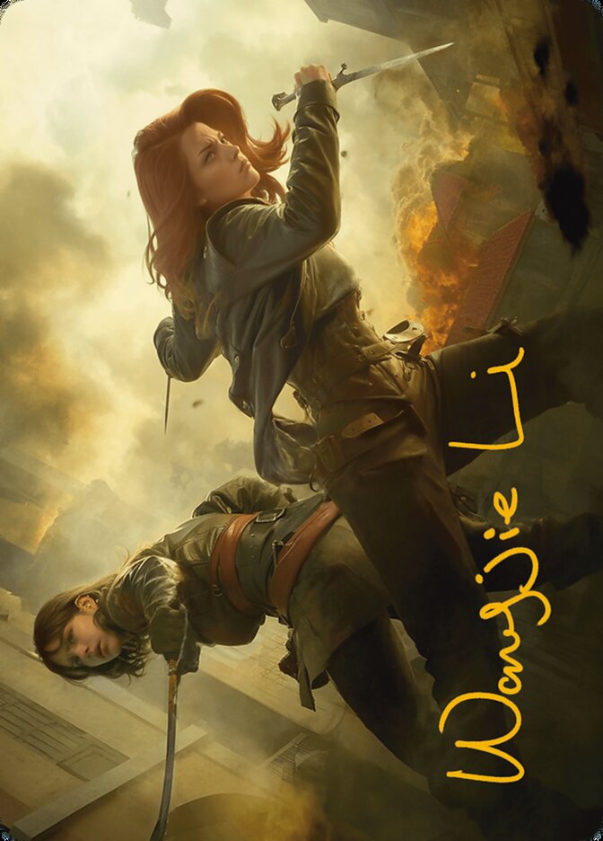 Mary Read and Anne Bonny (007s) Gold-Stamped - Art Series: Assassin's Creed