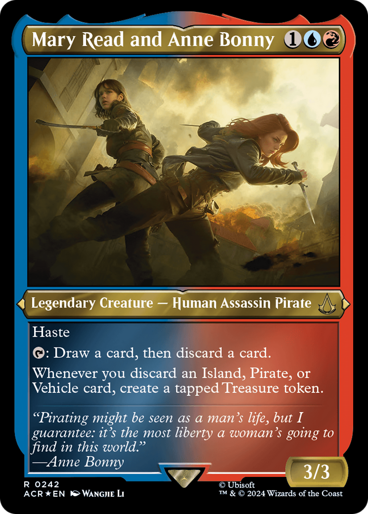 Mary Read and Anne Bonny (242) Etched Foil - Assassin's Creed