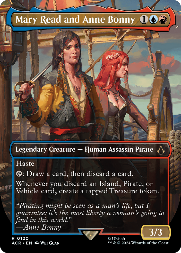 Mary Read and Anne Bonny (Borderless) (120) - Assassin's Creed