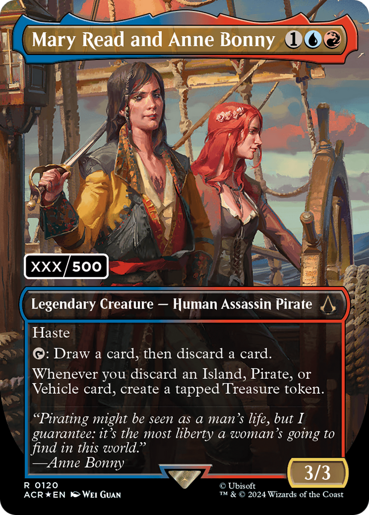 Mary Read and Anne Bonny (English) (Serial Numbered) (120) Foil - Assassin's Creed