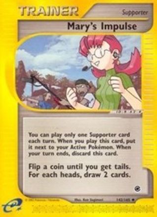 Mary's Impulse (142) Reverse Holofoil - Expedition