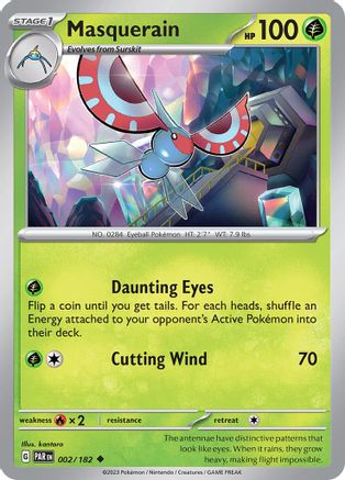 Masquerain (2) Reverse Holofoil - Paradox Rift