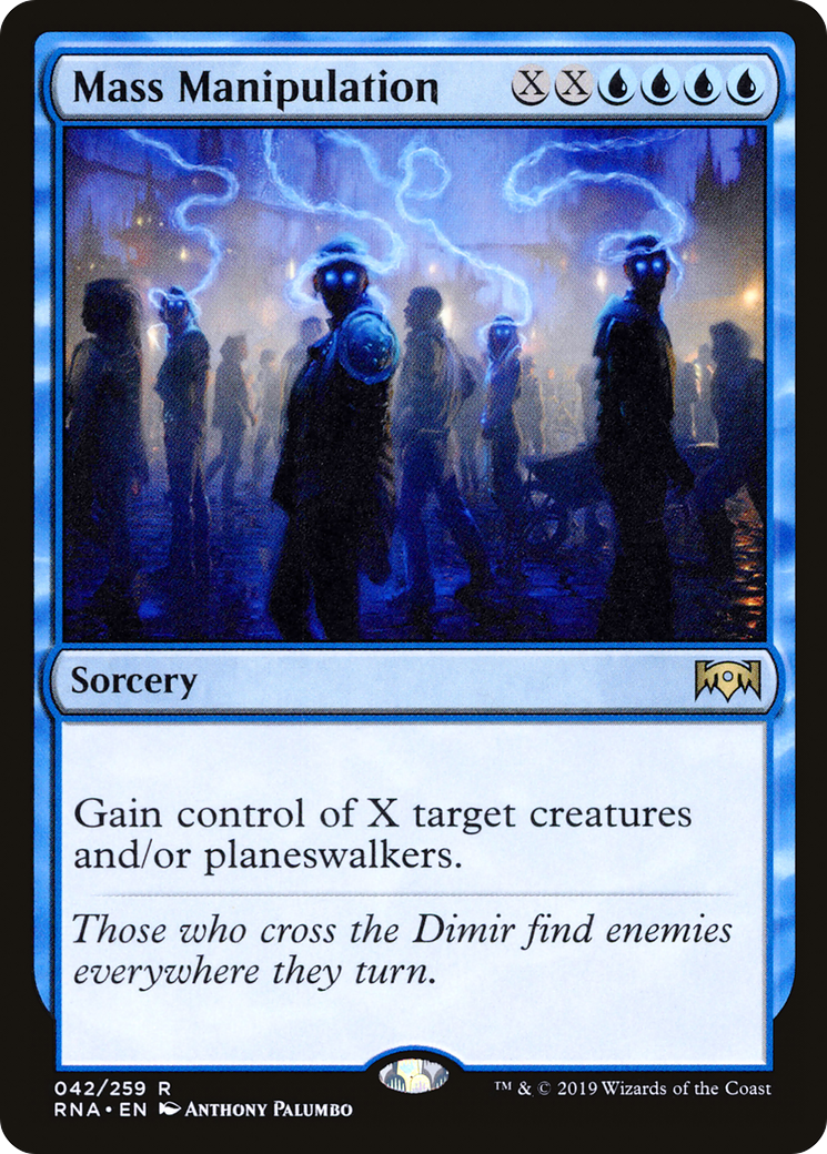 Mass Manipulation (042) - Ravnica Allegiance Foil