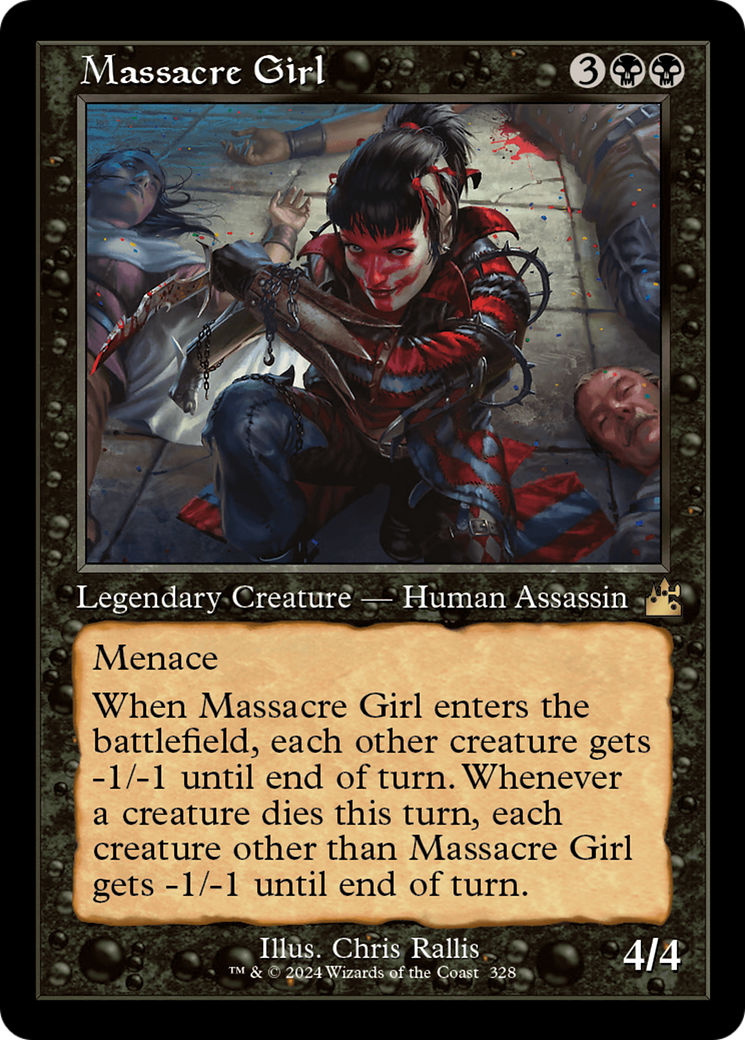 Massacre Girl (Retro) (328) Foil - Ravnica Remastered