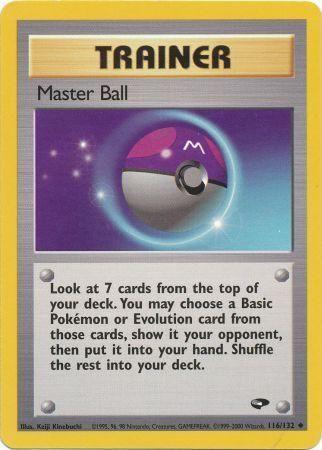 Master Ball (116) (Unlimited) - Gym Challenge
