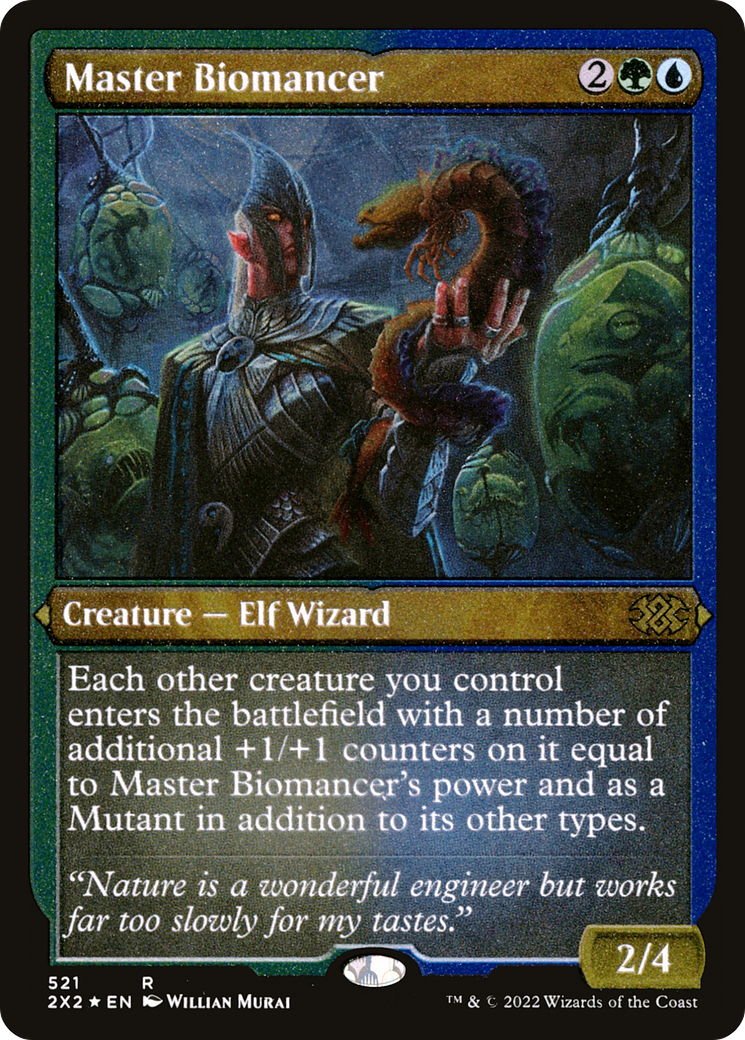 Master Biomancer (521) Etched Foil - Double Masters 2022