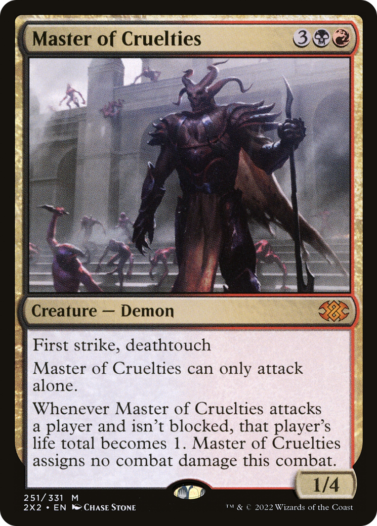 Master of Cruelties (251) Foil - Double Masters 2022