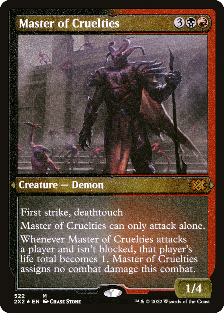 Master of Cruelties (522) Etched Foil - Double Masters 2022
