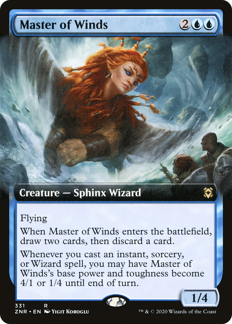 Master of Winds (Extended Art) (331) - Zendikar Rising Foil