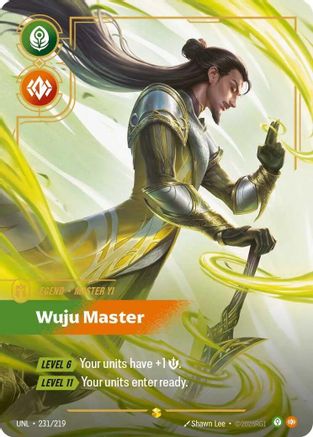 Master Yi – Wuju Master (Overnumbered) (231) Foil - Unleashed