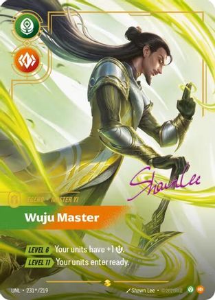 Master Yi – Wuju Master (Signature) (231) Foil - Unleashed