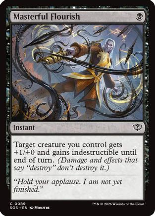 Masterful Flourish (089) Foil - Secrets of Strixhaven